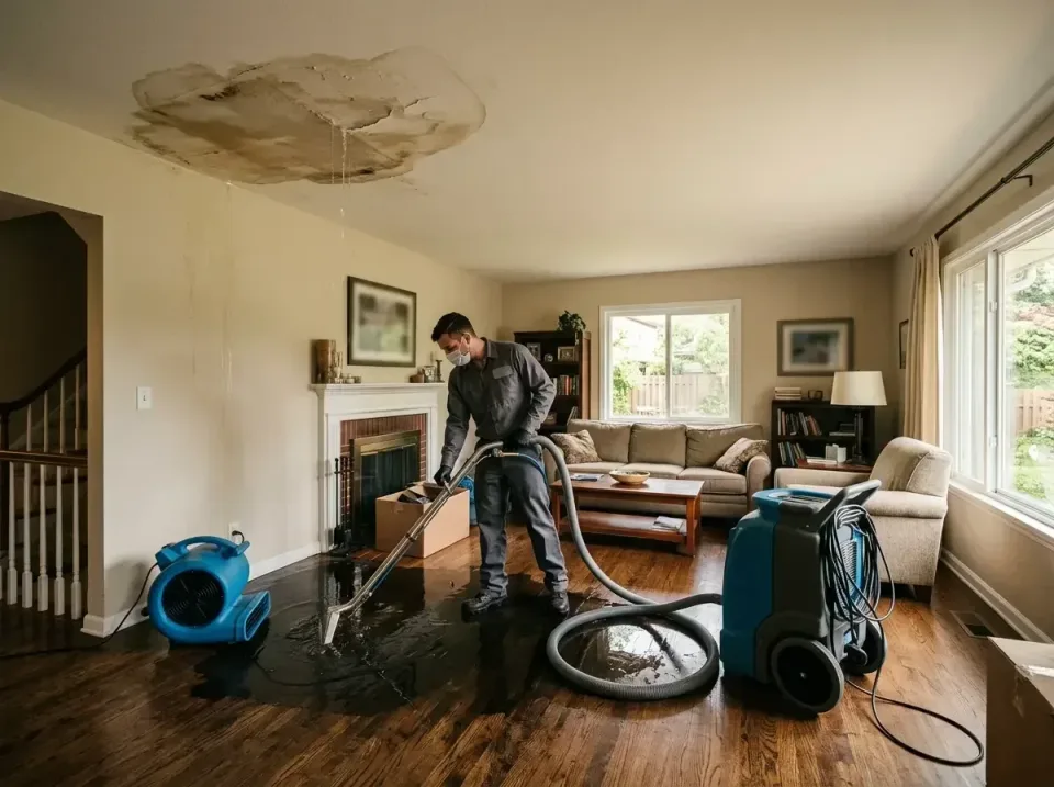 attic-pipe-burst-ceiling-drip-008 — frequently asked questions, Water Damage Restoration & Carpet Care in Concord, MO